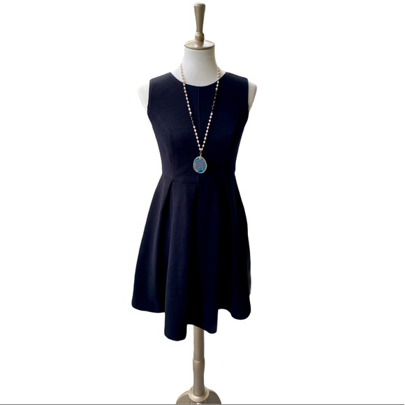 Boden Black Shift Sheath Holiday Dress | 4 Petite - Picture 4 of 16